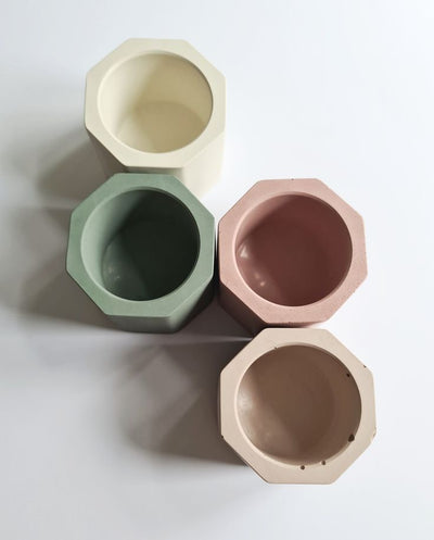 Succulent Pot (Set of 3) Scented Candles